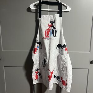 Blue Q Novelty 100% Cotton Cat Apron One Size Adjustable Neck Strap